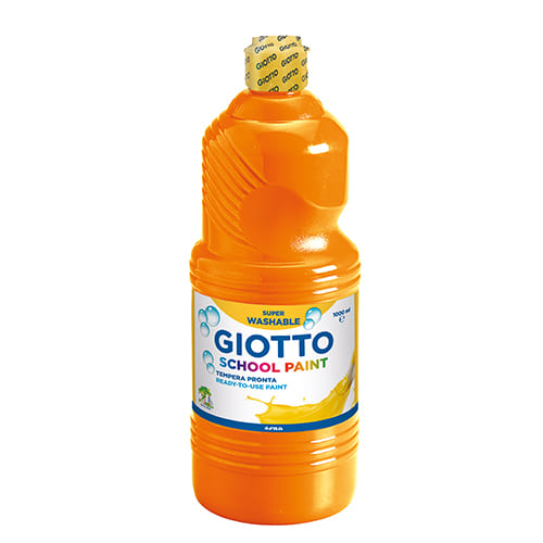 Boião Guache 1lt Giotto Escolar Laranja F535505