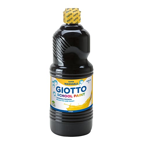 Boião Guache 1lt Giotto Escolar Preto F535524