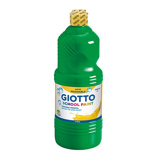 Boião Guache 1lt Giotto Escolar Verde Escuro