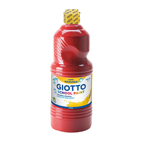 Boião Guache 1lt Giotto Escolar Vermelho F535508