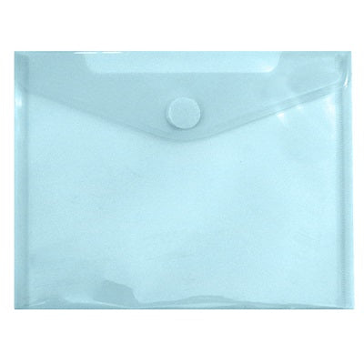 Bolsa Tipo Envelope A5 Com Velcro Turquesa
