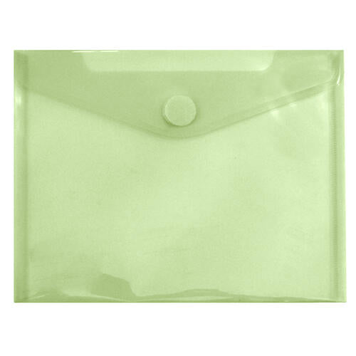 Bolsa Tipo Envelope A5 Com Velcro Verde