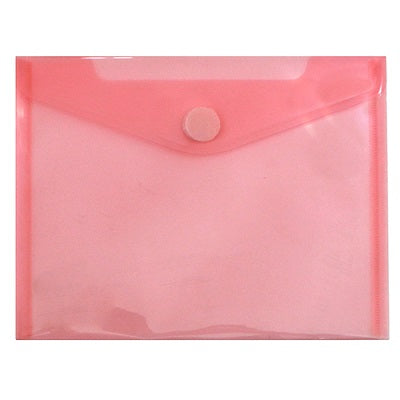 Bolsa Tipo Envelope A5 Com Velcro Vermelho