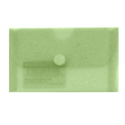 Bolsa Tipo Envelope p/ Cartões 105x65mm Com Velcro Verde