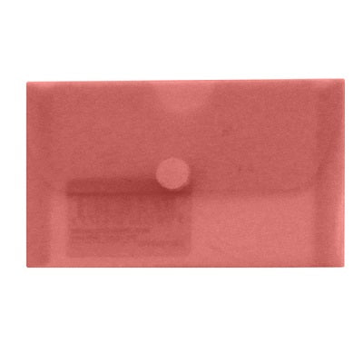 Bolsa Tipo Envelope p/ Cartões 105x65mm Com Velcro Vermelho