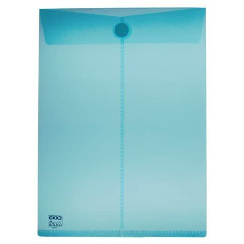 Bolsa Tipo Saco A4 Com Velcro Azul