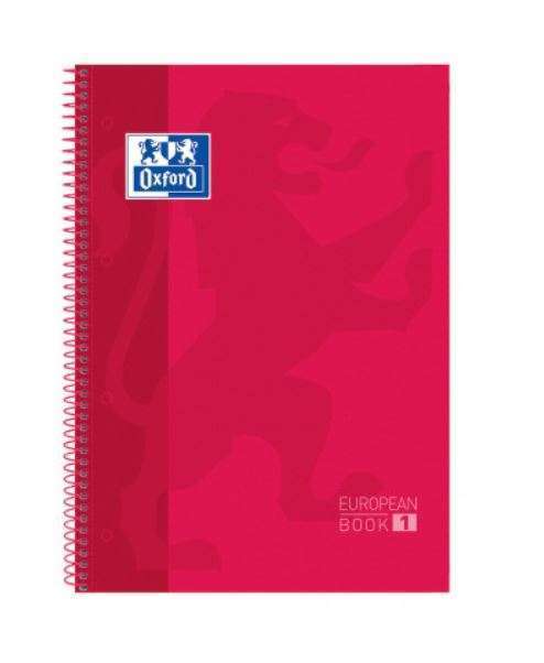 Caderno Espiral A4 Oxford Capa Dura 100430198 80F Q Vermelho