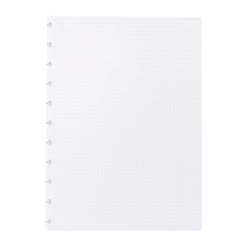 Caderno Inteligente - Recarga Folhas Quadriculadas A5 90g