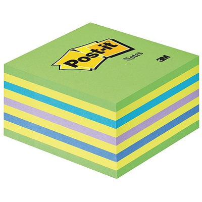 Cubo Bloco notas aderentes Post-It 76x76mm Verde n