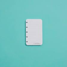 Caderno Inteligente - Recarga Folhas Pautadas A6 120g