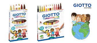 Marcadores Feltro Giotto Jumbo Turbo Maxi Skin Tones