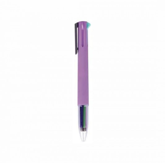 Esferográfica Apli 5 Cores Nordik Pastel Lilás