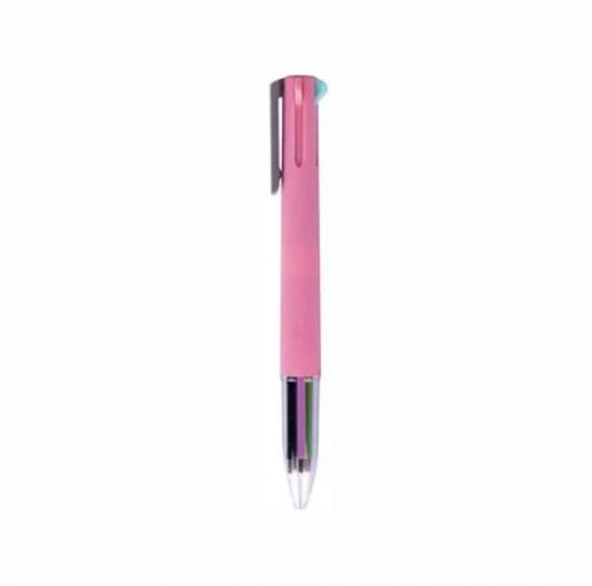 Esferográfica Apli 5 Cores Nordik Pastel Rosa