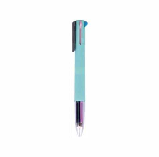 Esferográfica Apli 5 Cores Nordik Pastel Verde