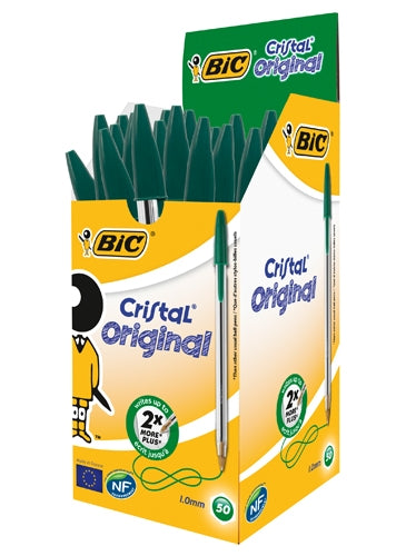 Esferográfica Bic Cristal Verde Cx.50