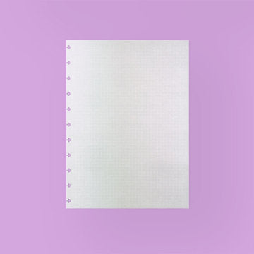 Caderno Inteligente - Recarga Folhas Quadriculadas A5 90g