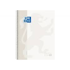 Caderno Espiral A4 Oxford Capa Dura 100430198 80F Q Branco