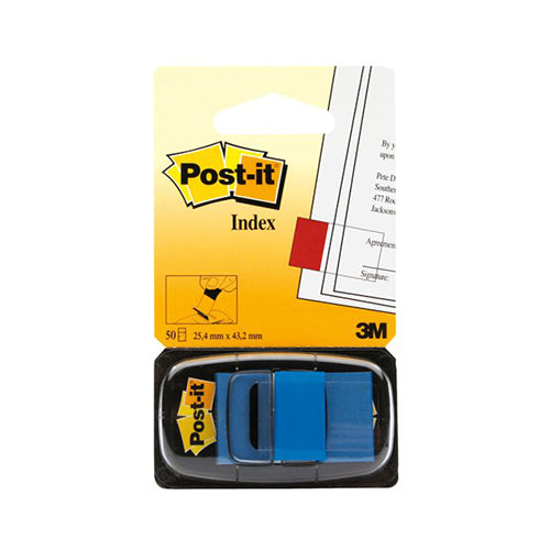 Index Aderente POST-IT 680-2 25x43mm Azul