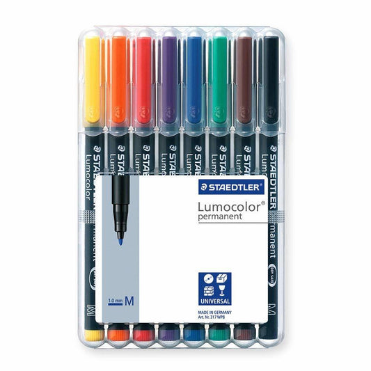 Blister 8 Marcadores Acetato Staedtler Lumocolor M 317wp8