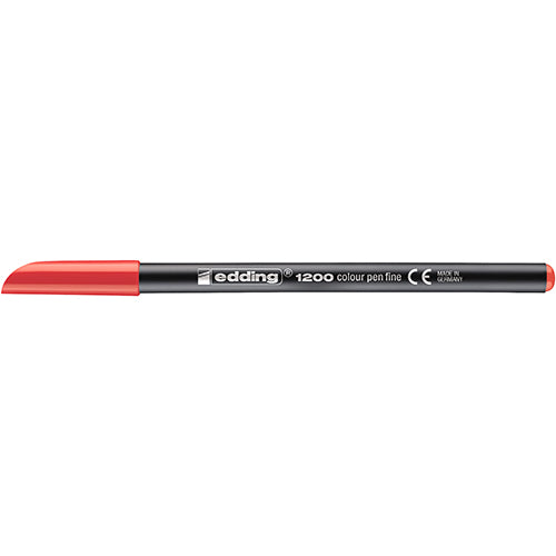 Marcador Fibra Edding 1200 Vermelho