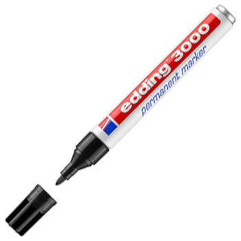 Marcador Permanente Edding 3000 Preto
