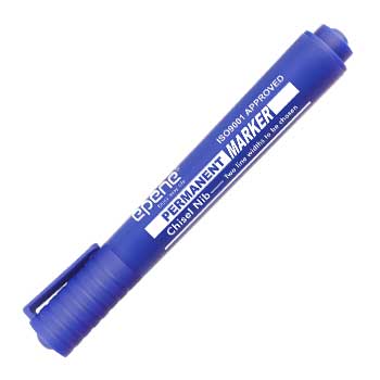 Marcador Permanente Grosso 2,0mm Epene Azul Cx.12