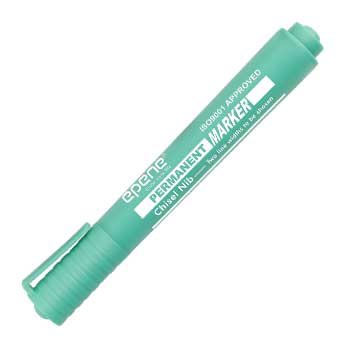 Marcador Permanente Grosso 2,0mm Epene Verde Cx.12