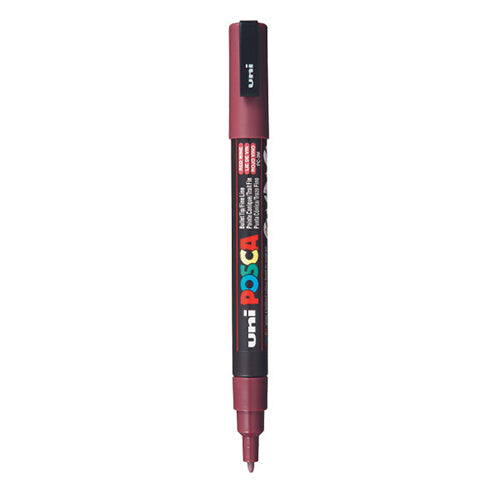 Marcador Permanente Uni Posca PC-3M Bordeaux (Fino 0.9-1.3mm