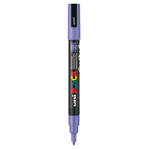 Marcador Permanente Uni Posca PC-3M Lilás (Fino 0.9-1.3mm)