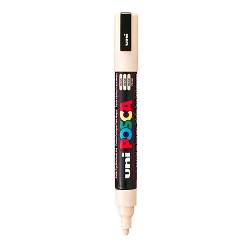 Marcador Permanente Uni Posca PC-5M Marfim (Médio 1.8-2.5mm)