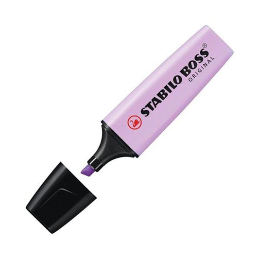 Marcador Stabilo Boss pastel lilás névoa 70/155