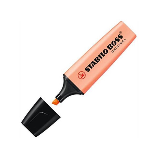 Marcador Stabilo Boss pastel pêssego suave 70/126