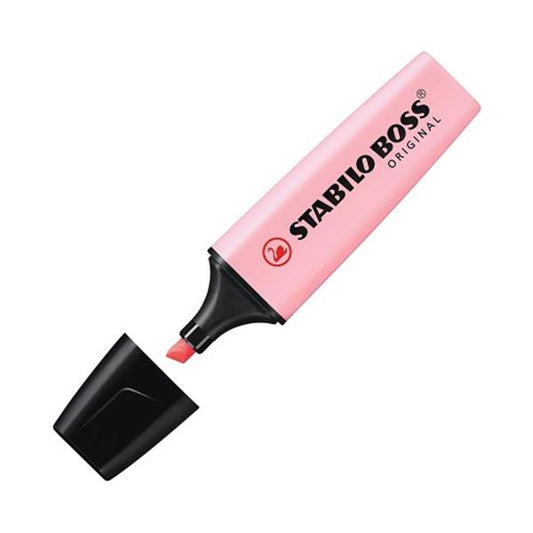 Marcador Stabilo Boss pastel rosa blush 70/129