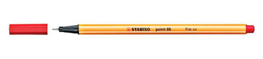Marcador Stabilo Point 88/46 Fineliner 0,4mm Vermelho