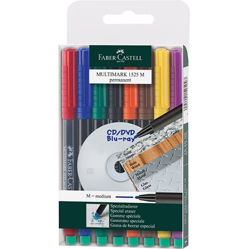Marcadores Acetato Multimark 1525 M Blister 8