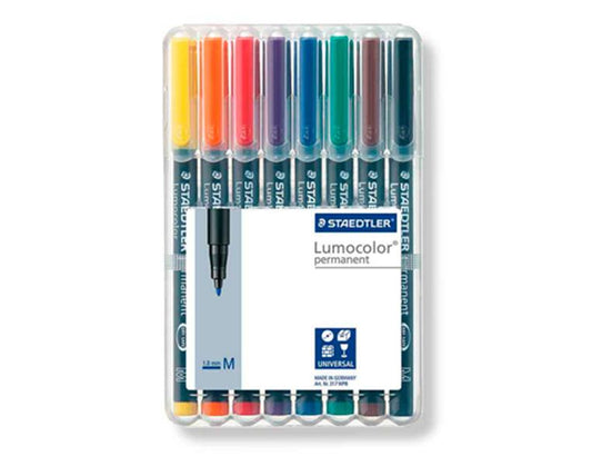 Marcadores Acetato Staedtler Lumocolor M 317wp8 Blister 8