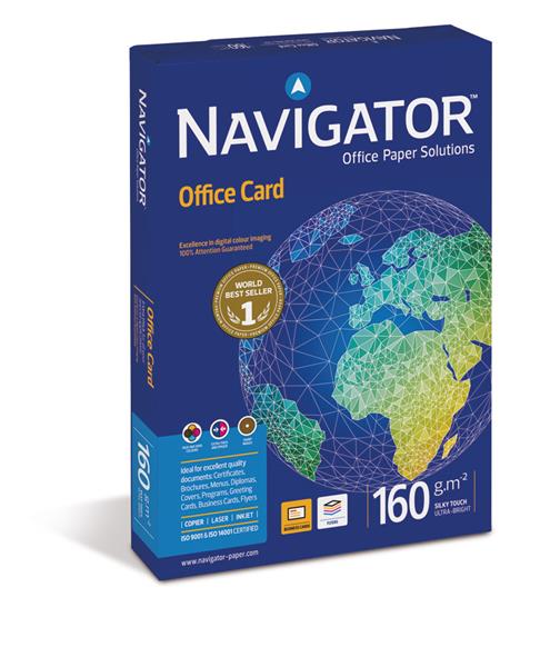 Papel Copia 160/A4 Navigator Office Card 250fls