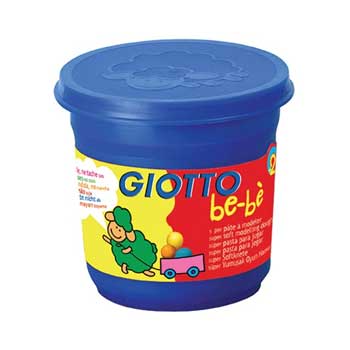 Pasta Modelar Giotto Be-Be 220gr Azul Escuro