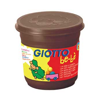 Pasta Modelar Giotto Be-Be 220gr Castanho