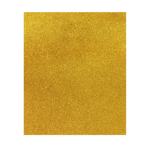 Placa Borracha Eva Brilhante Glitter Dourado 40X60 Pack 10