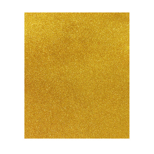 Placa Borracha Eva Brilhante Glitter Dourado 40X60 Pack 5