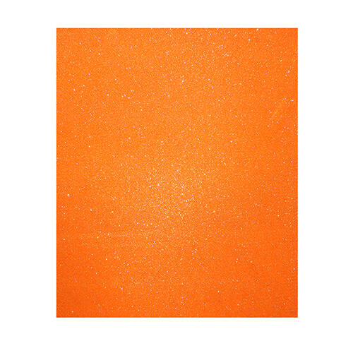 Placa Borracha Eva Brilhante Glitter Laranja 40X60 Pack 10