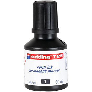 Recarga Marcador Permanentes Edding T-25 30ml Preto