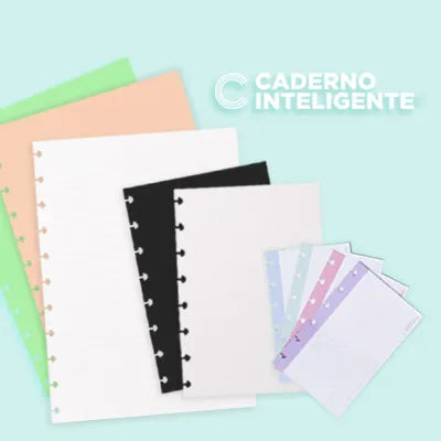 Caderno Inteligente - Recarga Folhas Lisas A4 90g