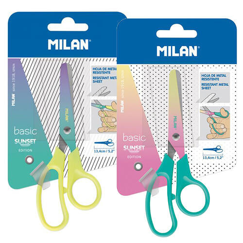 Tesoura Escolar Milan Basic Sunset 13.5cm