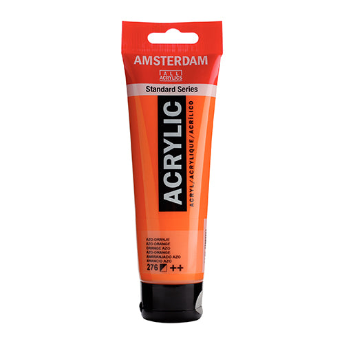 Tinta Acrílica Amsterdam 120ml 1709-276 Laranja Azo