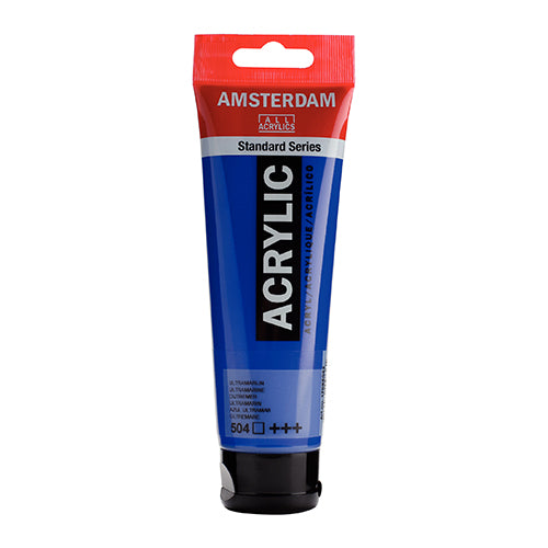 Tinta Acrílica Amsterdam 120ml 1709-504 Azul Ultramarino