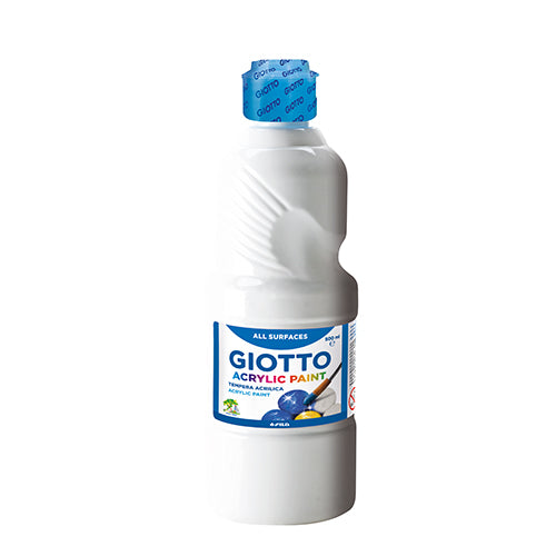 Tinta Acrílica Giotto 5337/01 Branco (Boião 500ml)