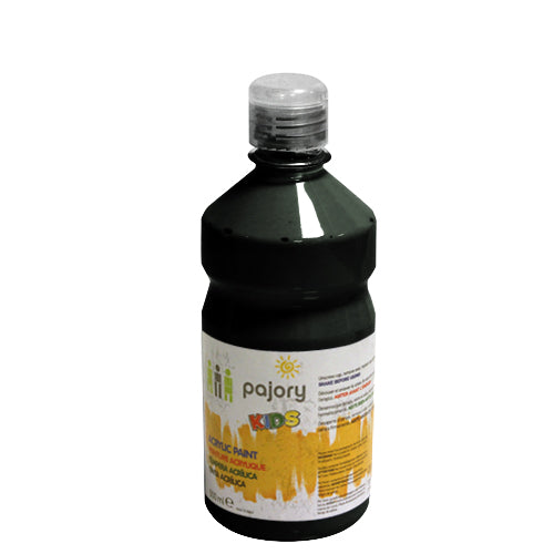 Tinta Acrílica Fegol 553375 Preto (Boião 500ml)